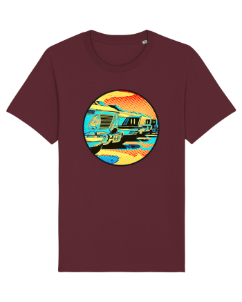 Masina Retro Vintage Burgundy