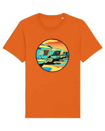 Masina Retro Vintage Bright Orange