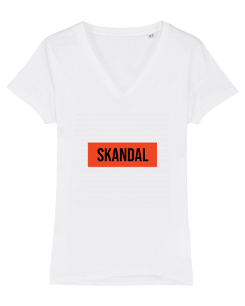 SKANDAL  - Tricou Cool Unisex White