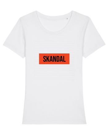SKANDAL  - Tricou Cool Unisex White