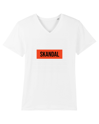 SKANDAL  - Tricou Cool Unisex White
