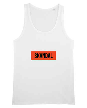 SKANDAL  - Tricou Cool Unisex White
