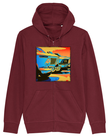 Masina Retro Vintage Burgundy