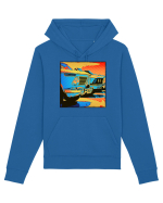 Masina Retro Vintage Hanorac Unisex Drummer
