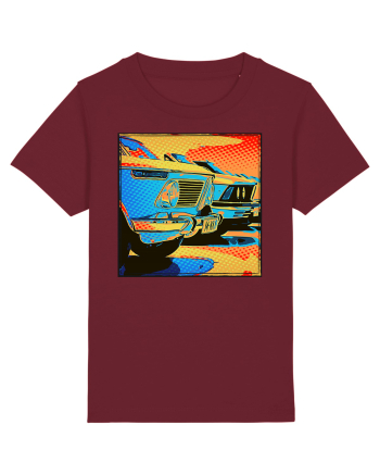 Masina Retro Vintage Burgundy
