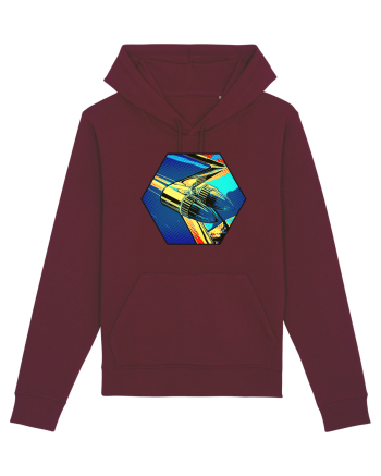 Masina Retro Vintage Burgundy
