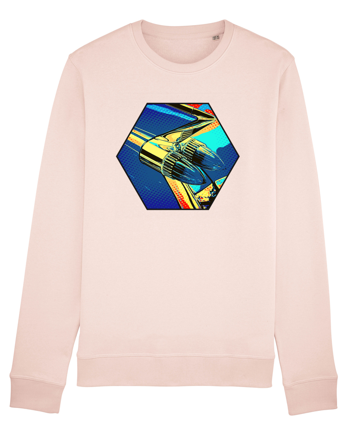 Bluză mânecă lungă Unisex Rise Candy Pink