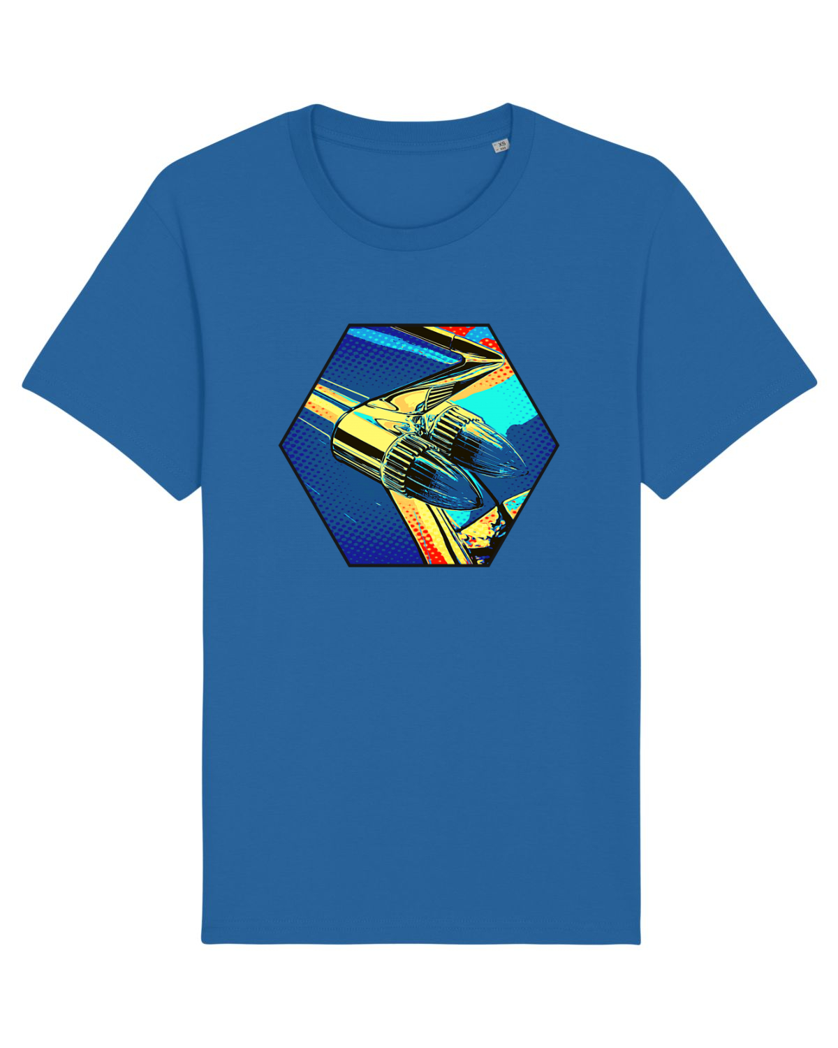 Tricou mânecă scurtă Unisex Rocker Royal Blue