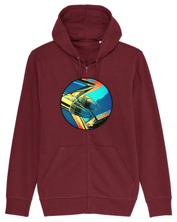 Masina Retro Vintage Burgundy