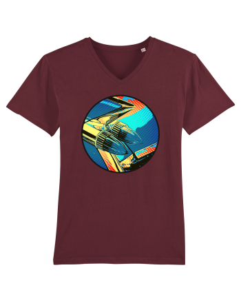 Masina Retro Vintage Burgundy