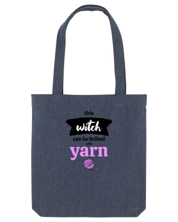 This Witch can be bribed with yarn. (ghem roz) Midnight Blue