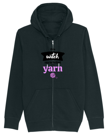 This Witch can be bribed with yarn. (ghem roz) Black