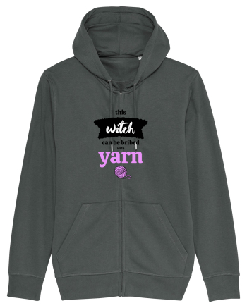 This Witch can be bribed with yarn. (ghem roz) Anthracite
