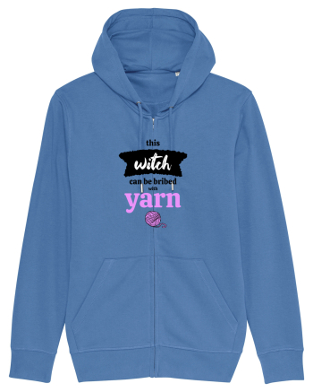 This Witch can be bribed with yarn. (ghem roz) Bright Blue