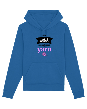 This Witch can be bribed with yarn. (ghem roz) Royal Blue