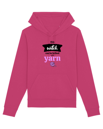 This Witch can be bribed with yarn. (ghem roz) Raspberry