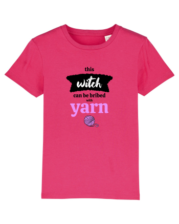 This Witch can be bribed with yarn. (ghem roz) Raspberry