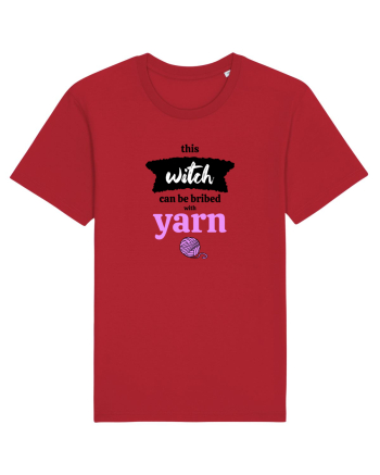 This Witch can be bribed with yarn. (ghem roz) Red
