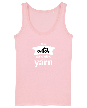 This Witch can be bribed with yarn. (alb) Cotton Pink