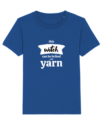 This Witch can be bribed with yarn. (alb) Majorelle Blue