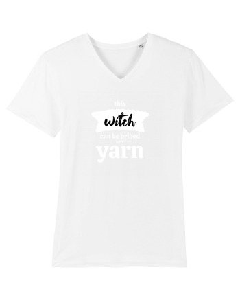 This Witch can be bribed with yarn. (alb) White