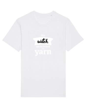 This Witch can be bribed with yarn. (alb) White