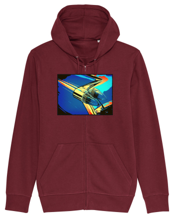 Masina Retro Vintage Burgundy