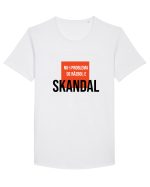 Nu-i problema de Razboi, e SKANDAL Tricou mânecă scurtă guler larg Bărbat Skater