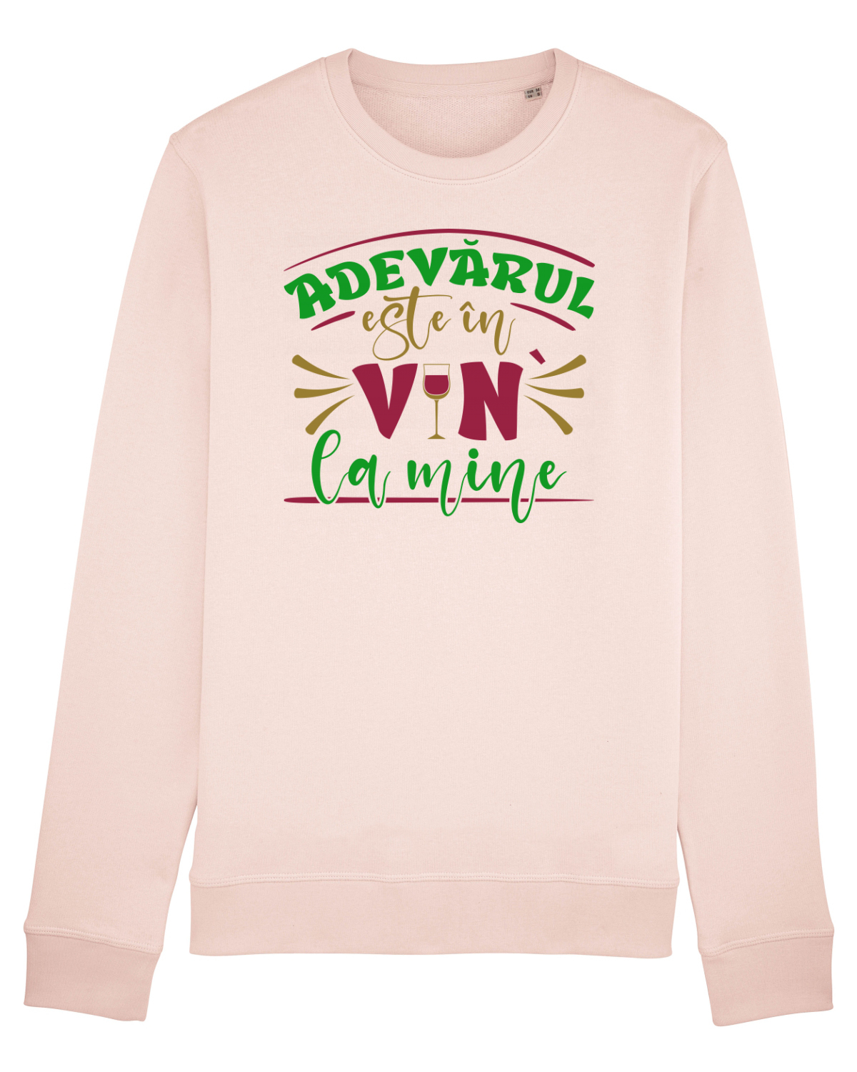 Bluză mânecă lungă Unisex Rise Candy Pink