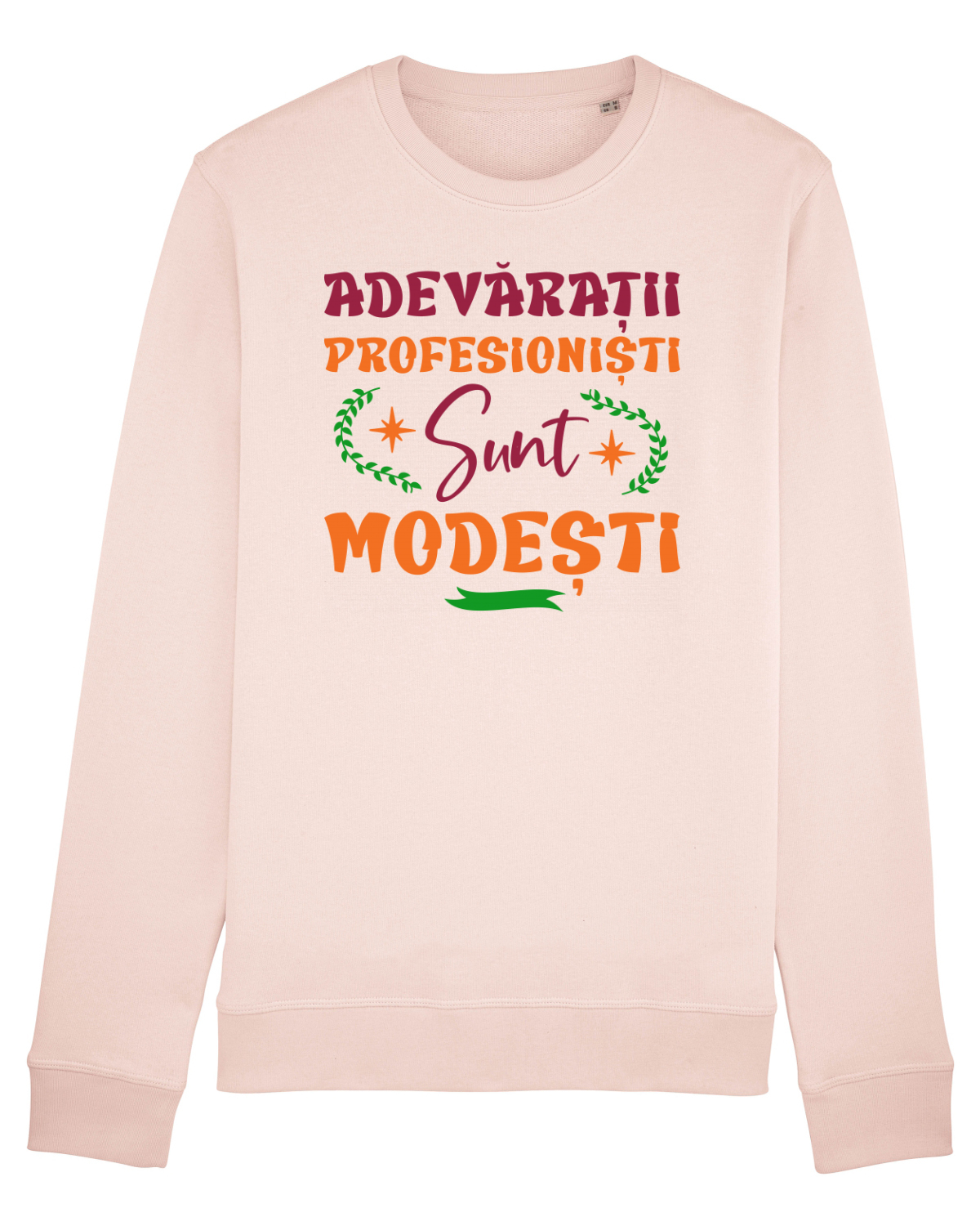 Bluză mânecă lungă Unisex Rise Candy Pink