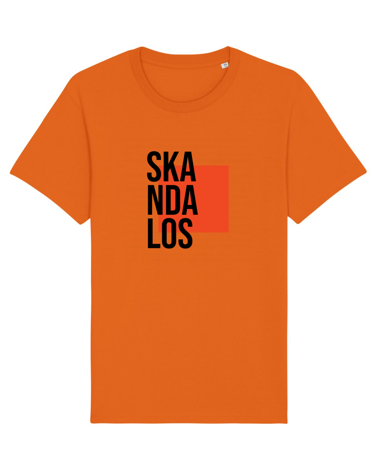 Tricou mânecă scurtă Unisex Rocker Bright Orange