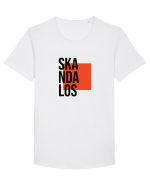 SKANDALOS V2  Tricou mânecă scurtă guler larg Bărbat Skater