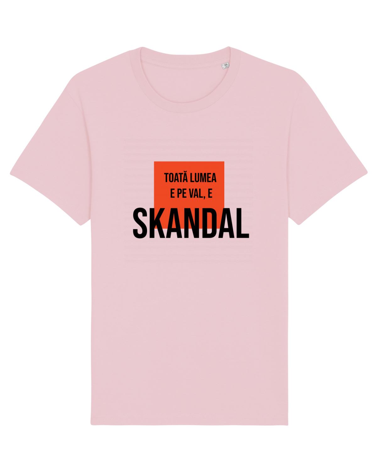 Tricou mânecă scurtă Unisex Rocker Cotton Pink
