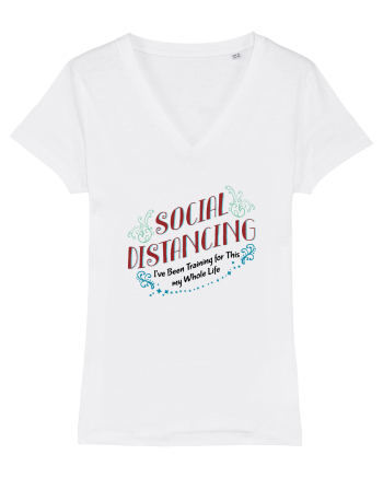 Social Distancing Training White