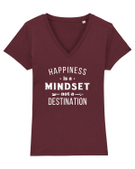 Happiness Tricou mânecă scurtă guler V Damă Evoker