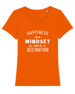 Happiness Tricou mânecă scurtă guler larg fitted Damă Expresser
