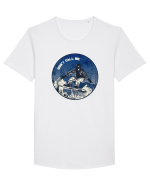 snowboarding Tricou mânecă scurtă guler larg Bărbat Skater