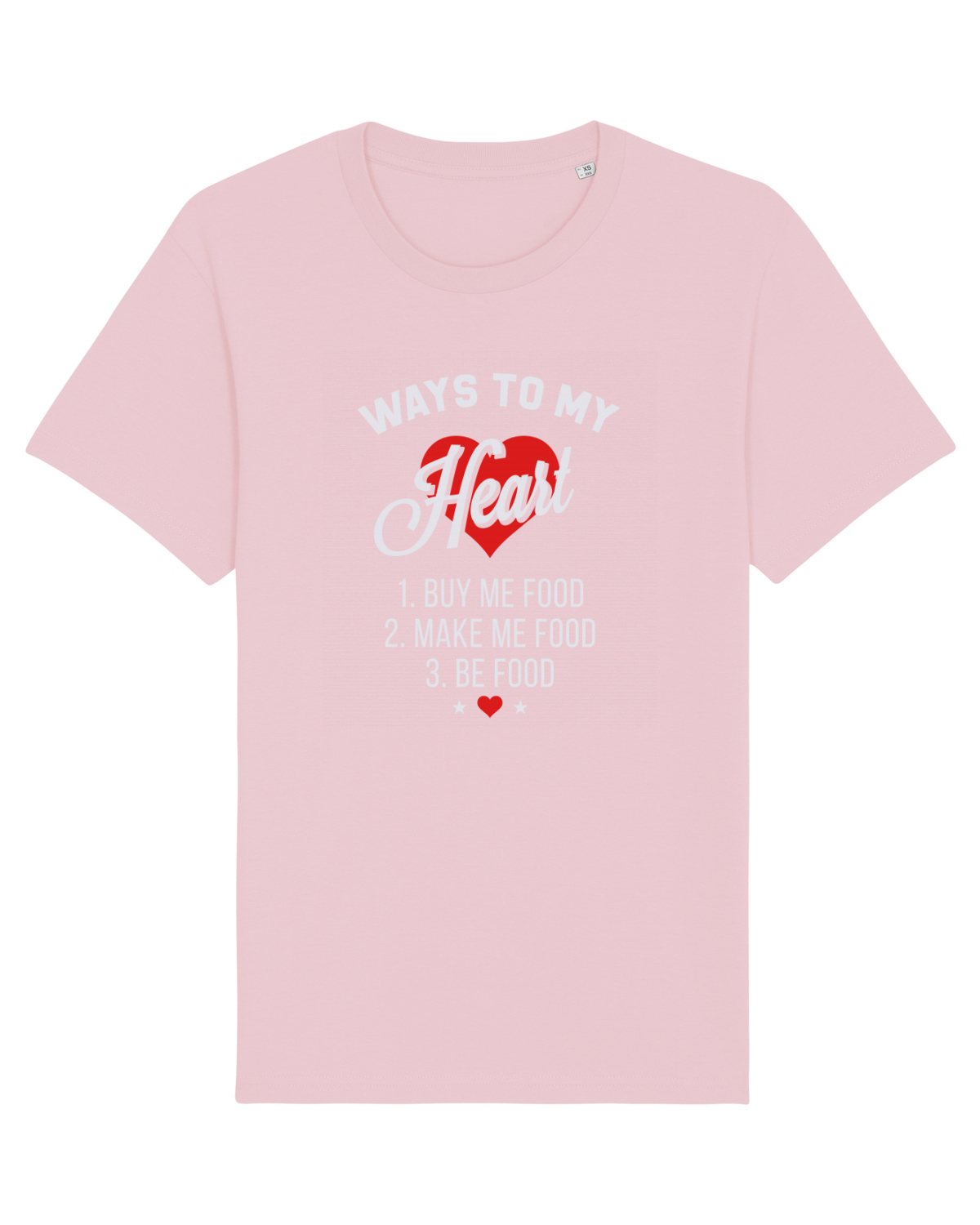 Tricou mânecă scurtă Unisex Rocker Cotton Pink