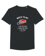 Ways to my heart Tricou mânecă scurtă guler larg Bărbat Skater