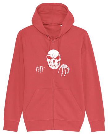 Death Skull Stay Focus Carmine Red