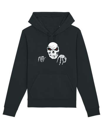 Death Skull Stay Focus Black