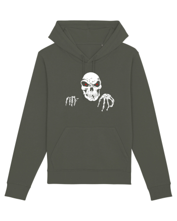 Death Skull Stay Focus Khaki