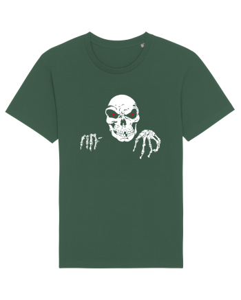 Death Skull Stay Focus Bottle Green
