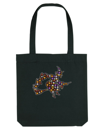 Emoji Halloween Witch Black