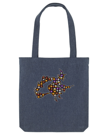 Emoji Halloween Witch Midnight Blue
