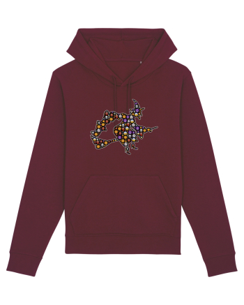 Emoji Halloween Witch Burgundy