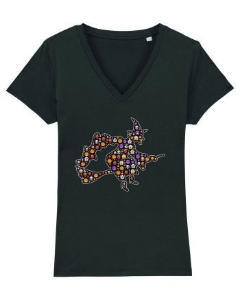 Emoji Halloween Witch Black