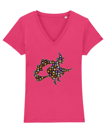 Emoji Halloween Witch Raspberry