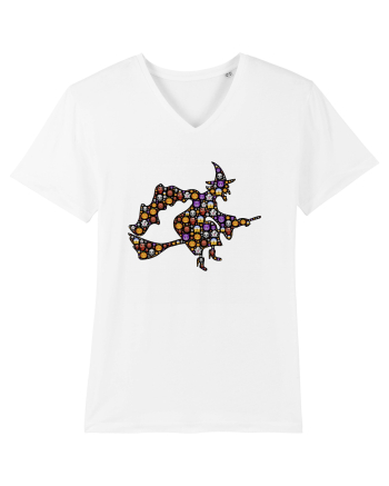 Emoji Halloween Witch White