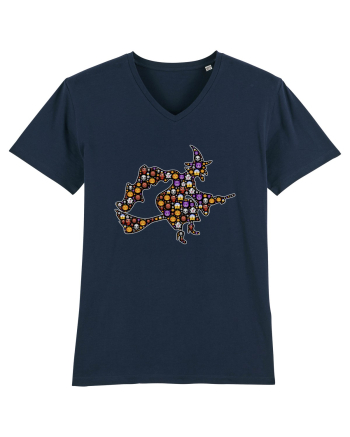 Emoji Halloween Witch French Navy